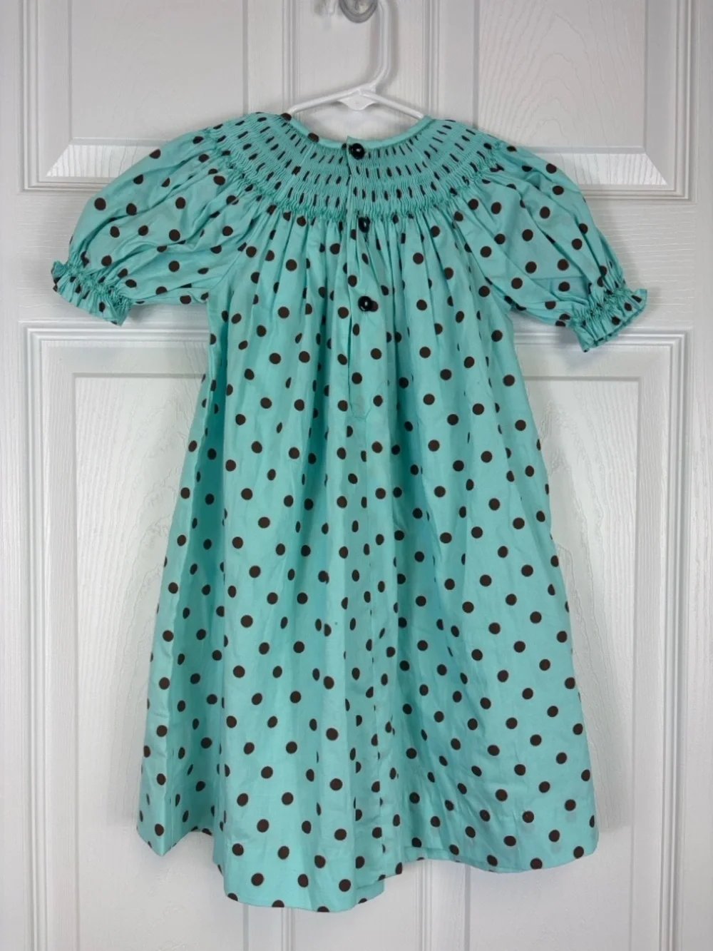 NWT Mom & Me blue sunflower smocked dress sz 18 months
